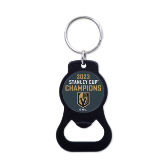 Vegas Golden Knights breloczek z otwierakiem 2023 Stanley Cup Champions Bottle Opener Key Ring black