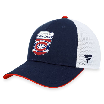 Montreal Canadiens dziecięca czapka baseballowa Draft 2023 Podium Trucker Adjustable Authentic Pro