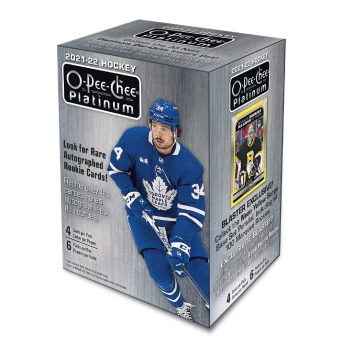 NHL pudełka karty hokejowe NHL 2021-22 Upper Deck O-Pee-Chee Platinum Blaster Box