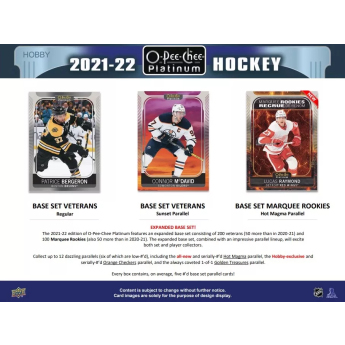 NHL pudełka karty hokejowe NHL 2021-22 Upper Deck O-Pee-Chee Platinum Blaster Box