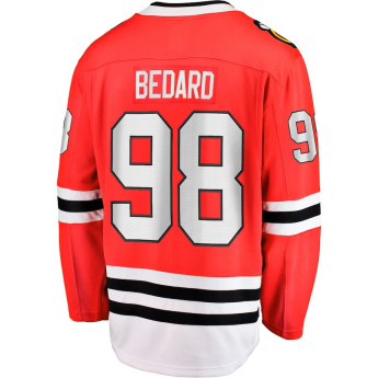 Chicago Blackhawks dziecięca koszulka meczowa Connor Bedard #98 Breakaway Home Jersey Draft 2023