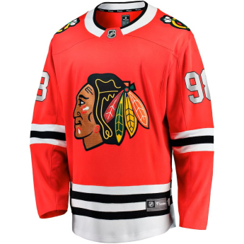 Chicago Blackhawks dziecięca koszulka meczowa Connor Bedard #98 Breakaway Home Jersey Draft 2023