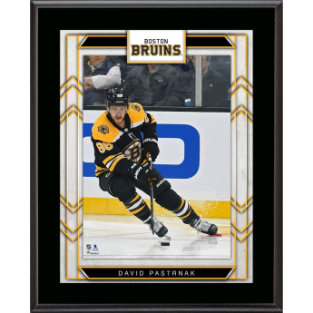 Boston Bruins obraz David Pastrňák #88 Boston Bruins Authentic Sublimated Player Plaque