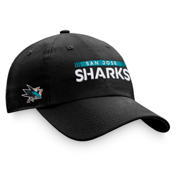 San Jose Sharks czapka baseballówka Unstr Adj Black