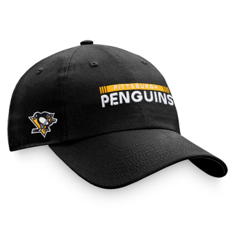 Pittsburgh Penguins czapka baseballówka Unstr Adj Black