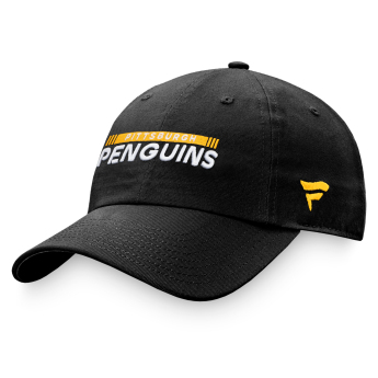 Pittsburgh Penguins czapka baseballówka Unstr Adj Black