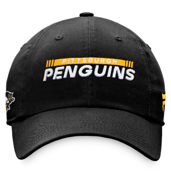 Pittsburgh Penguins czapka baseballówka Unstr Adj Black