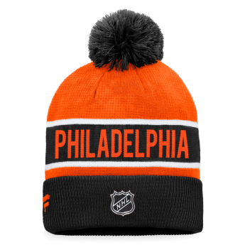 Philadelphia Flyers czapka zimowa Black-Dark Orange
