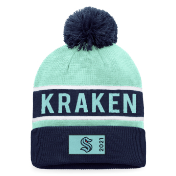 Seattle Kraken czapka zimowa Traditional Navy-Icy Blue