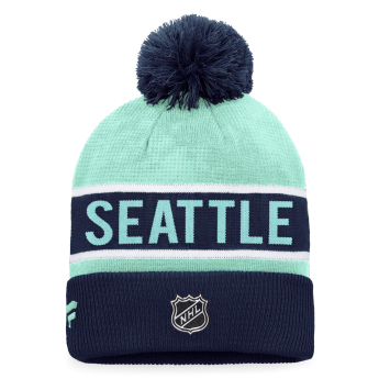 Seattle Kraken czapka zimowa Traditional Navy-Icy Blue