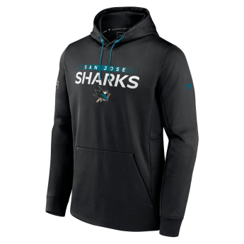 San Jose Sharks męska bluza z kapturem RINK Performance Black-Active Blue