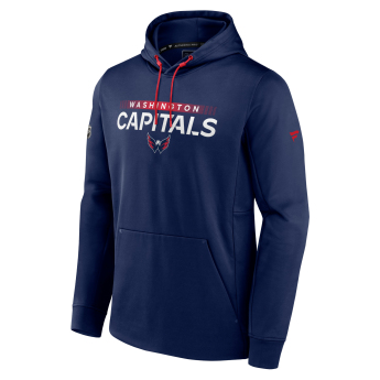 Washington Capitals męska bluza z kapturem RINK Performance Navy-Athletic Red