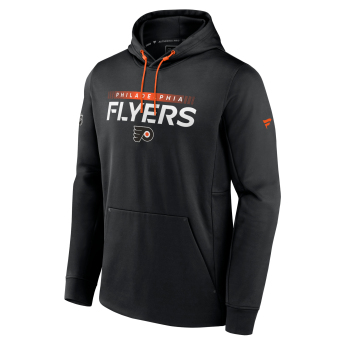 Philadelphia Flyers męska bluza z kapturem RINK Performance Black-Dark Orange