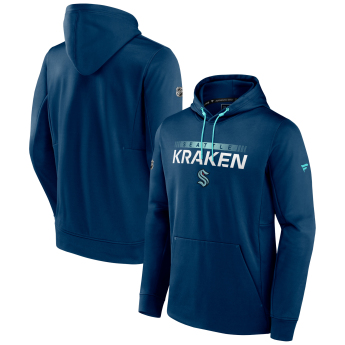 Seattle Kraken męska bluza z kapturem Traditional Navy-Icy Blue