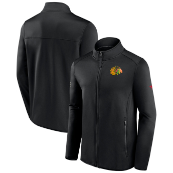 Chicago Blackhawks kurtka męska RINK Fleece Jacket Black-Black