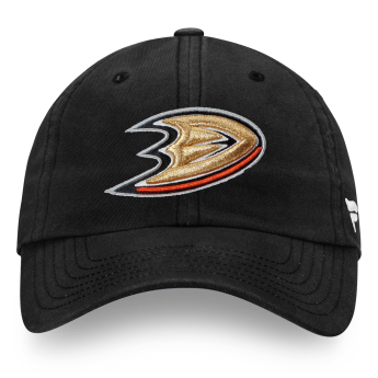 Anaheim Ducks czapka baseballówka NHL Core Black Curved Unstructured Strapback Cap
