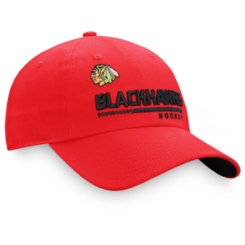 Chicago Blackhawks czapka baseballówka Authentic Pro Locker Room Curved Unstructured Red