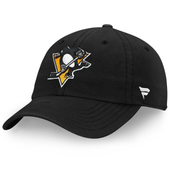 Pittsburgh Penguins czapka baseballówka NHL Core Black Curved Unstructured