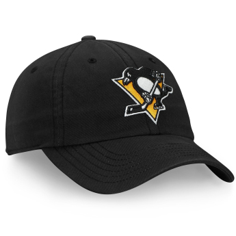 Pittsburgh Penguins czapka baseballówka NHL Core Black Curved Unstructured