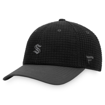 Seattle Kraken czapka baseballówka NHL Authentic Pro Black Ice Unstructured