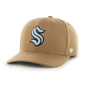 Seattle Kraken czapka baseballówka Cold Zone ’47 MVP DP brown