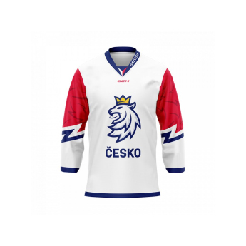 Reprezentacje hokejowe hokejowa koszulka meczowa Czech Republic white David Krejčí #46