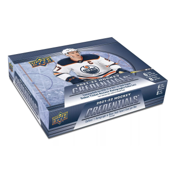 NHL pudełka karty hokejowe NHL 2021-22 Upper Deck Credentials Hobby Box