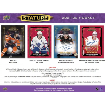 NHL pudełka karty hokejowe NHL 2021-22 Upper Deck Stature Hobby Box