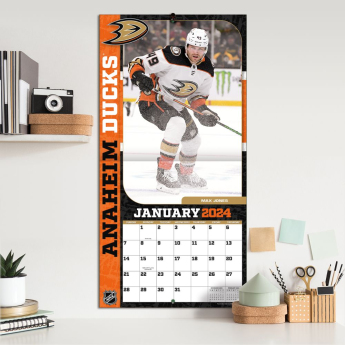 Anaheim Ducks kalendarz 2024 Wall Calendar