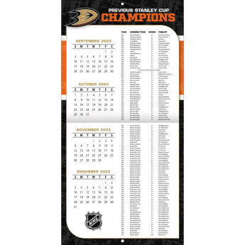 Anaheim Ducks kalendarz 2024 Wall Calendar