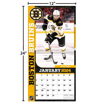 Boston Bruins kalendarz 2024 Wall Calendar