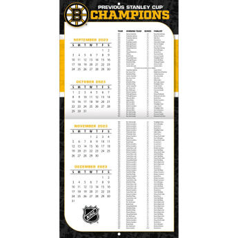 Boston Bruins kalendarz 2024 Wall Calendar