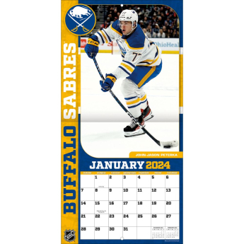 Buffalo Sabres kalendarz 2024 Wall Calendar
