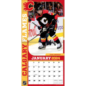 Calgary Flames kalendarz 2024 Wall Calendar