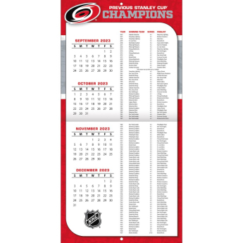 Carolina Hurricanes kalendarz 2024 Wall Calendar