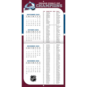 Colorado Avalanche kalendarz 2024 Wall Calendar