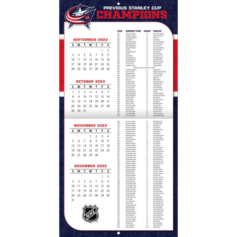 Columbus Blue Jackets kalendarz 2024 Wall Calendar