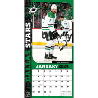 Dallas Stars kalendarz 2024 Wall Calendar