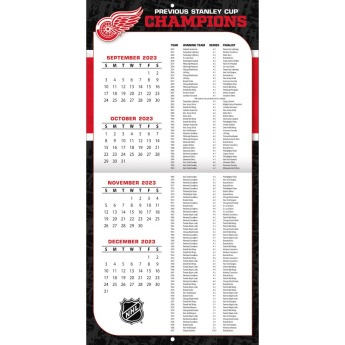 Detroit Red Wings kalendarz 2024 Wall Calendar