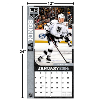 Los Angeles Kings kalendarz 2024 Wall Calendar