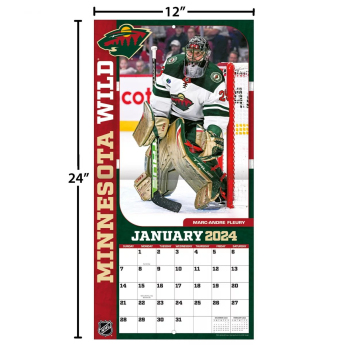 Minnesota Wild kalendarz 2024 Wall Calendar