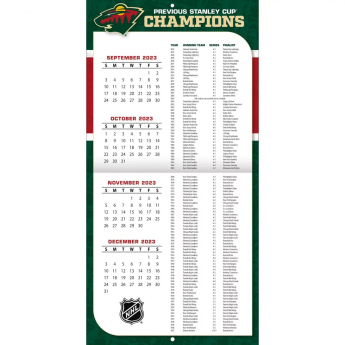 Minnesota Wild kalendarz 2024 Wall Calendar