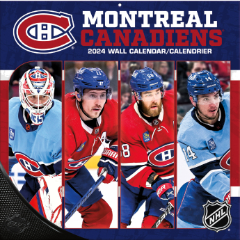 Montreal Canadiens kalendarz 2024 Wall Calendar