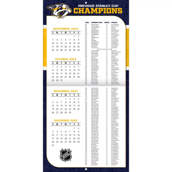 Nashville Predators kalendarz 2024 Wall Calendar