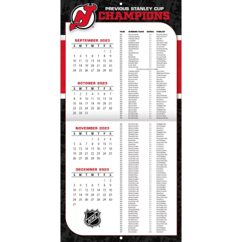 New Jersey Devils kalendarz 2024 Wall Calendar