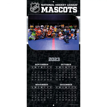 NHL produkty kalendarz NHL Mascots 2024 Wall Calendar