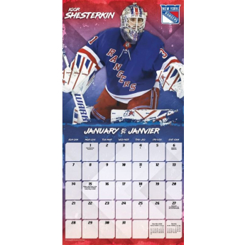 NHL produkty kalendarz Stoppers 2024 Wall Calendar