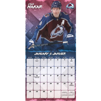 NHL produkty kalendarz Superstars 2024 Wall Calendar