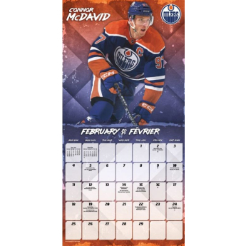 NHL produkty kalendarz Superstars 2024 Wall Calendar