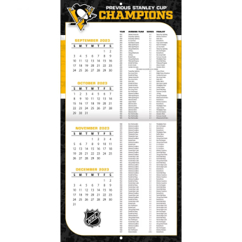 Pittsburgh Penguins kalendarz 2024 Wall Calendar